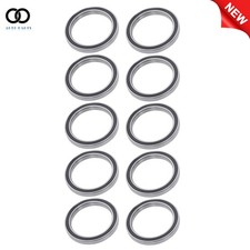 10Pcs 6810-2RS Bore Sealed 50×65×7mm Pre-Lubricated Deep Groove Ball Bearing
