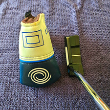Odyssey Ai-ONE Double Wide Putter RH Steel Shaft Black/Blue w/ Headcover