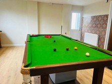 3/4 Size Slate Bed Snooker table