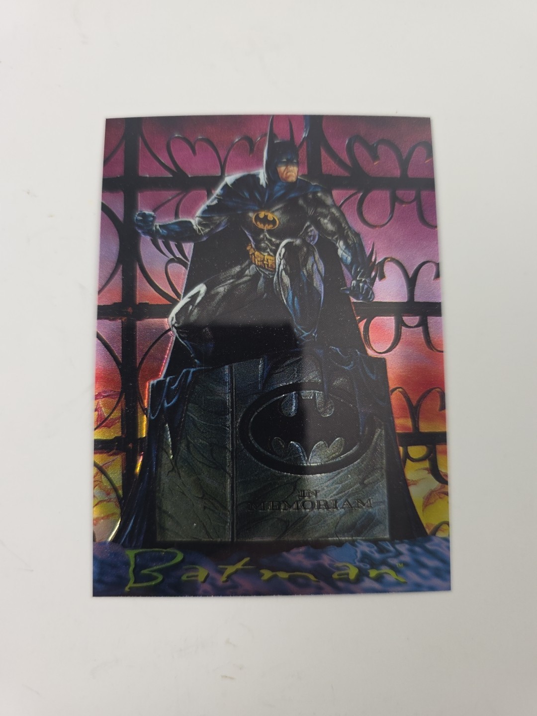 1995 1996 Skybox Batman Master Series Chase Card 1 of 2