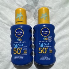 NIVEA SUN Kids | Protect & Care Spray SPF 50+ Very High | 5 in 1 | 2 x 200ml 29.65 per litre