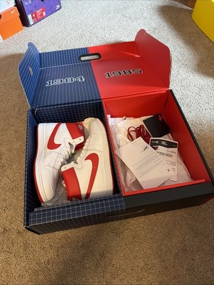 Nike Air Ship New Beginnings Size 11 Red and White Airships Only