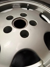 SINGLE GENUINE 16” PORSCHE D90 SILVER ROSE ALLOYS WHEEL CLUBSPORT DESIGN 911 946