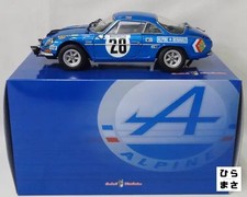 Alpine Renault A110 1600S 1971 Monte Carlo Rally Winner #28 1/18 Blue Diecast