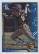 2022 Bowman Chrome Prospects Blue Refractor 134/150 Victor Acosta #BCP-249 11j2