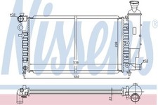 Nissens Radiator for Peugeot 106 Rally 1.6 Litre October 1997 to April 1998