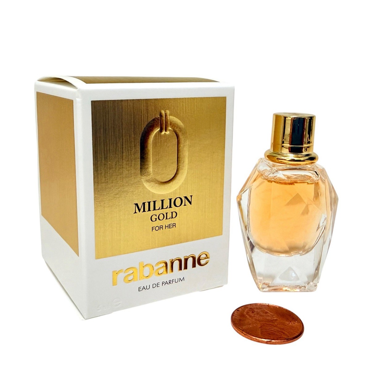 Rabanne Million Gold For Her Eau De Parfum Travel Mini EDP Splash