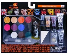 Happy Halloween Deluxe Makeup Kit-5 New In Box
