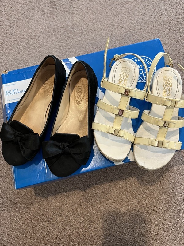 Lot Salvatore Ferragamo , Tods Girl Shoes- Size 28.
