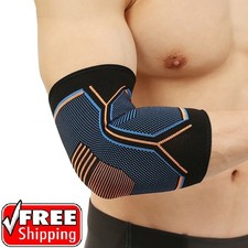 Nylon Elbow Brace Compression Support Sleeve ...