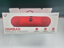 iHip Jambar Red Bluetooth Portable Speaker, R...