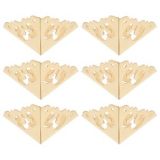 6 Pcs Table Corner Protector Brass Corners for