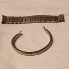 Stainless Steel Expandable Bracelet Wristwatch Bands Lot, Gold & Silver Tone — photo 8