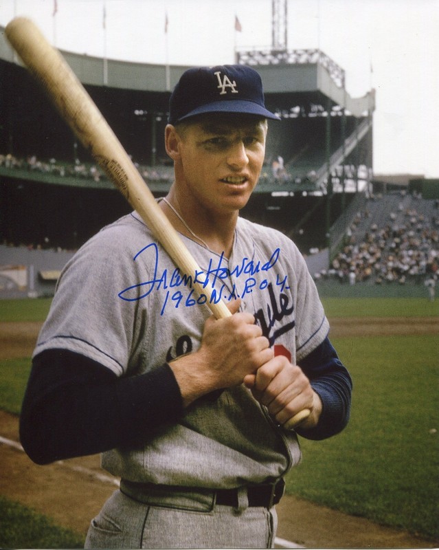 FRANK HOWARD Los Angeles Dodgers signed 8x10 photo ROY 4x AS 2x World Series COA