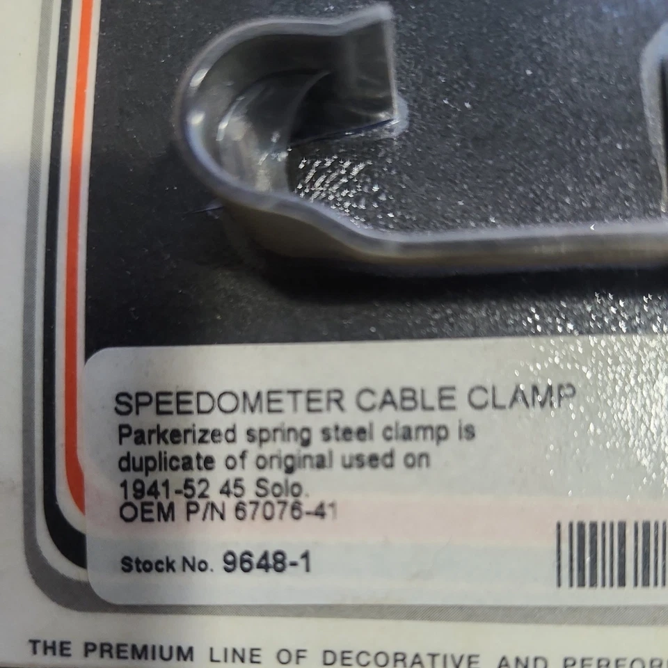 Braçadeira de cabo velocímetro COLONY # 9648-1 OEM # 67076-41 compatível com Harley Davidson  - Imagem 3 de 3