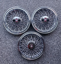 1981-1988 Oldsmobile Cutlass 14 Rwd Wire Spoke Hubcaps 3 Oem 1981-1988 Oldsmobile Cutlass 14 Rwd Wire Spoke Hubcaps 3 Oem