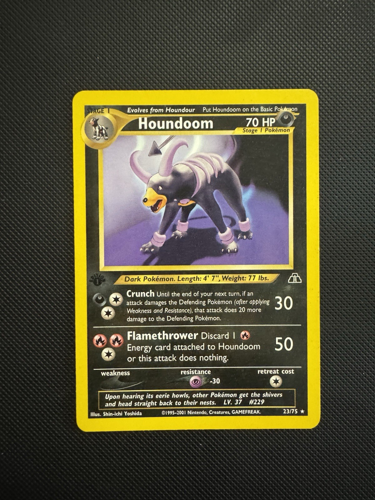 Houndoom 23/75 Neo Discovery 1st Edition Pokemon S29