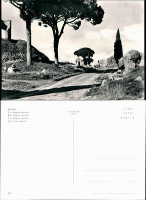 Cartoline Rom Roma Via Appia Antica 1953
