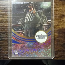 2025 Topps Universe WWE Seth Freakin Rollins Blue Pulse Parallel 124/175 