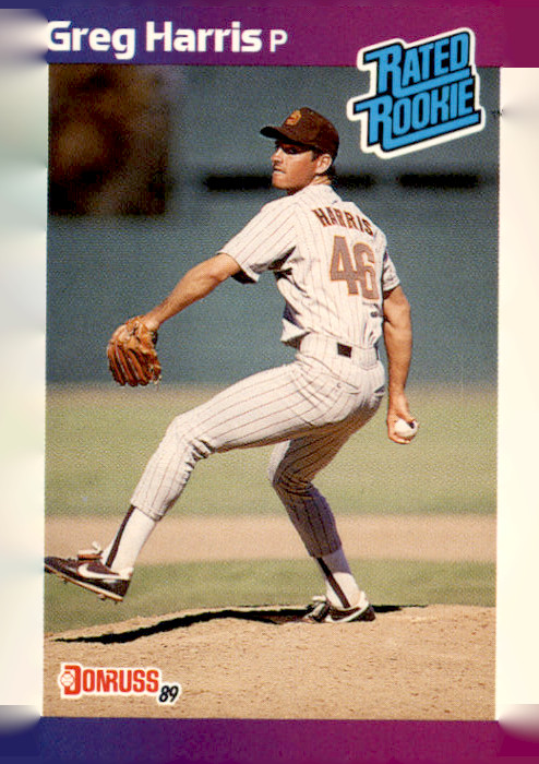1989 Greg Harris P Rated Rookie #34