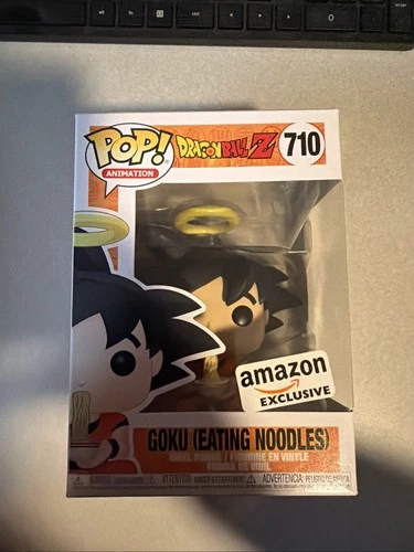 Funko Pop! Vinyl: Dragon Ball Z Goku Eating Noodles Figure 710 Amazon Exclusive