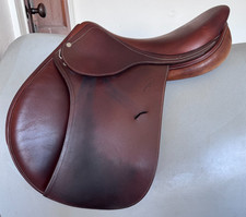 17.5" Antares Saddle - 3L - Grain / Calf - Excellent Used Condition