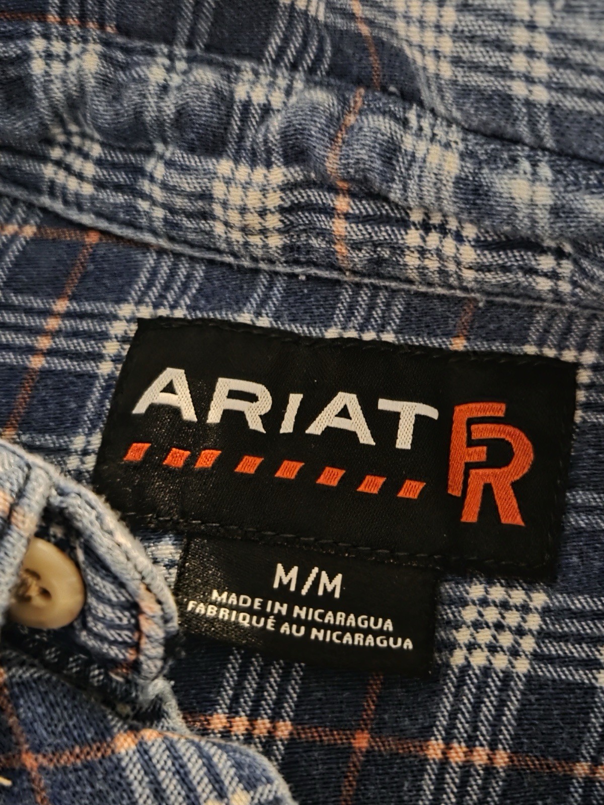 Ariat CAT 2 2112 FR Button Down Medium Long Sleev… - image 3