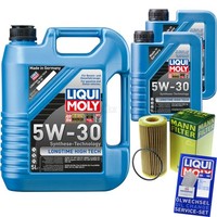Inspektionspaket 7L Liqui Moly Longtime 5W-30 FüR Audi A4 Avant 1.8 Tfsi 2.0 Q5