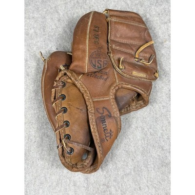 Vintage Sonnett AP524R Kids Deep Cup pocket Albie Pearsons 7 Glove Baseball RHC