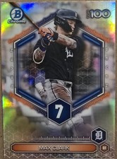 2026 Bowman Chrome Baseball Max Clark Top 100 BTP-7 Detroit Tigers