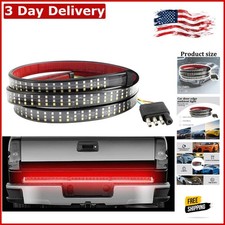 60" 528LED Truck Strip Tailgate Light Bar Tail Brake Tail Flowing Turn Signal