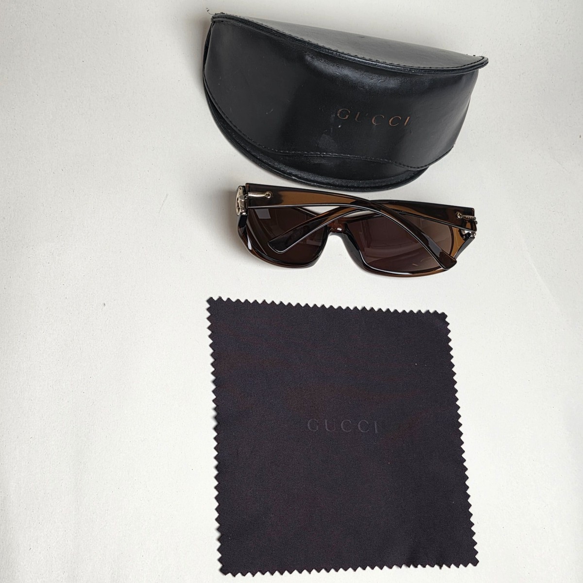 Gucci Sunglasses 2003 Vintage Brown Gold Horsebit GG 2574/S V9HA0
