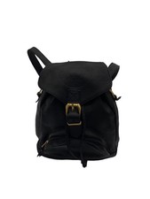 GIANNI VERSACE Backpack Medusa Logo Canvas Black