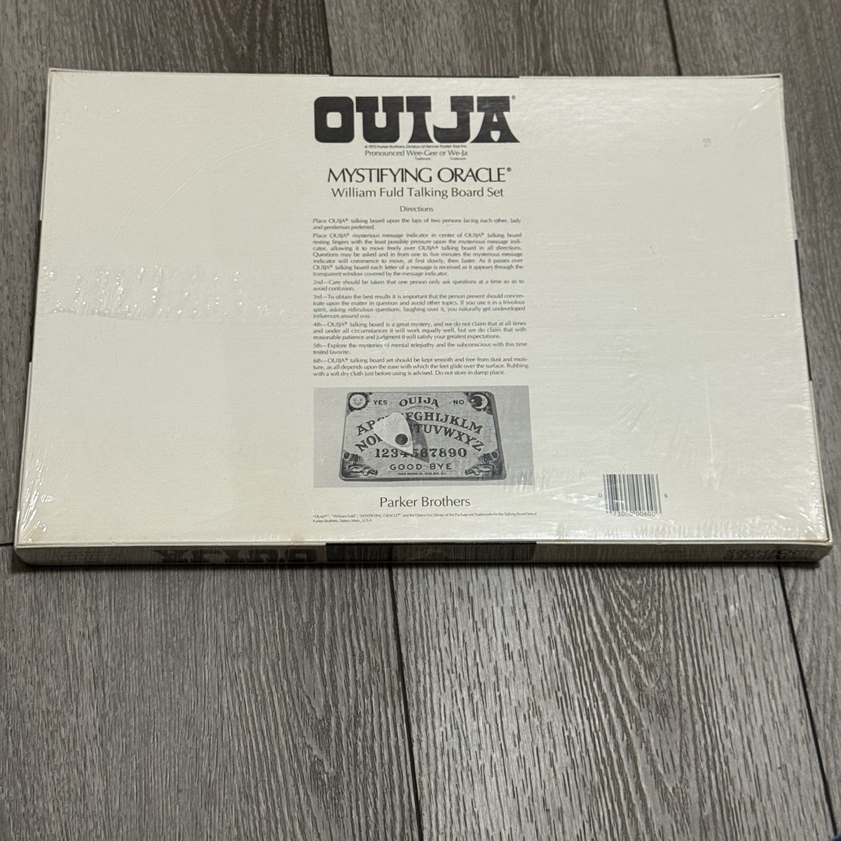 Sealed VTG Ouija Mystifying Oracle Board Parker Brothers William