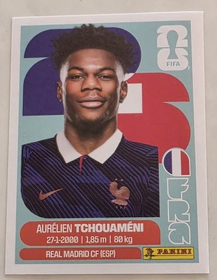 AURELIEN TCHOUAMENI Panini FIFA World Cup 2026 Sticker #FRA9 France