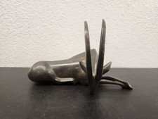 LOET VANDERVEEN BRONZE Reclining Sable Antelope Oryx Gazelle Ibex #55/750 Low #
