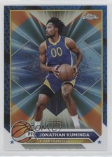 2023-24 Topps Chrome Blue Basketball Refractor Jonathan Kuminga #122 1p8d