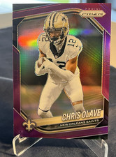 Chris Olave 2025 Prizm Purple /125 🔥 Saints WR SP