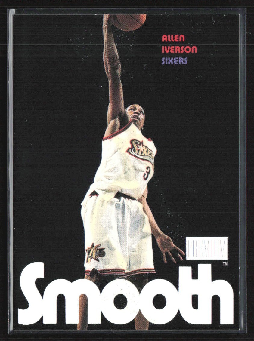 Allen Iverson 1998-99 Skybox Premium Smooth #6 Philadelphia 76ers