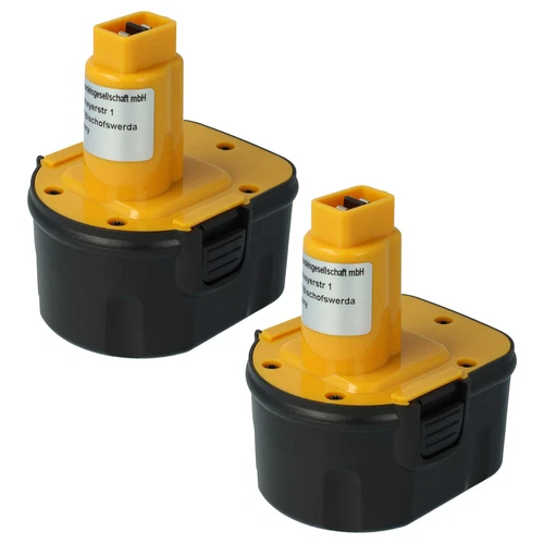 2x Akku 2Ah 12V für Dewalt DC841KA DC840KA DC756KB DC756KA DC745KB DC745KA - Bild 1 von 9
