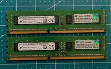 Lot of 2 MT18KSF51272AZ Micron 4GB DDR3 ECC PC3-10600 1333Mhz 2Rx8 HP Memory