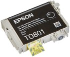Wkład atramentowy EPSON T0801 7,4 ml, czarny, oryginalny pojedynczy pakiet