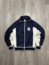 VTG Levi's Jacket Mens Small 1984 USA Olympics Full-Zip Blue Velour Made in USA