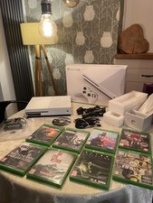 Boxed White Microsoft Xbox One S Games Console & New Afterglow Controller -FIFA.