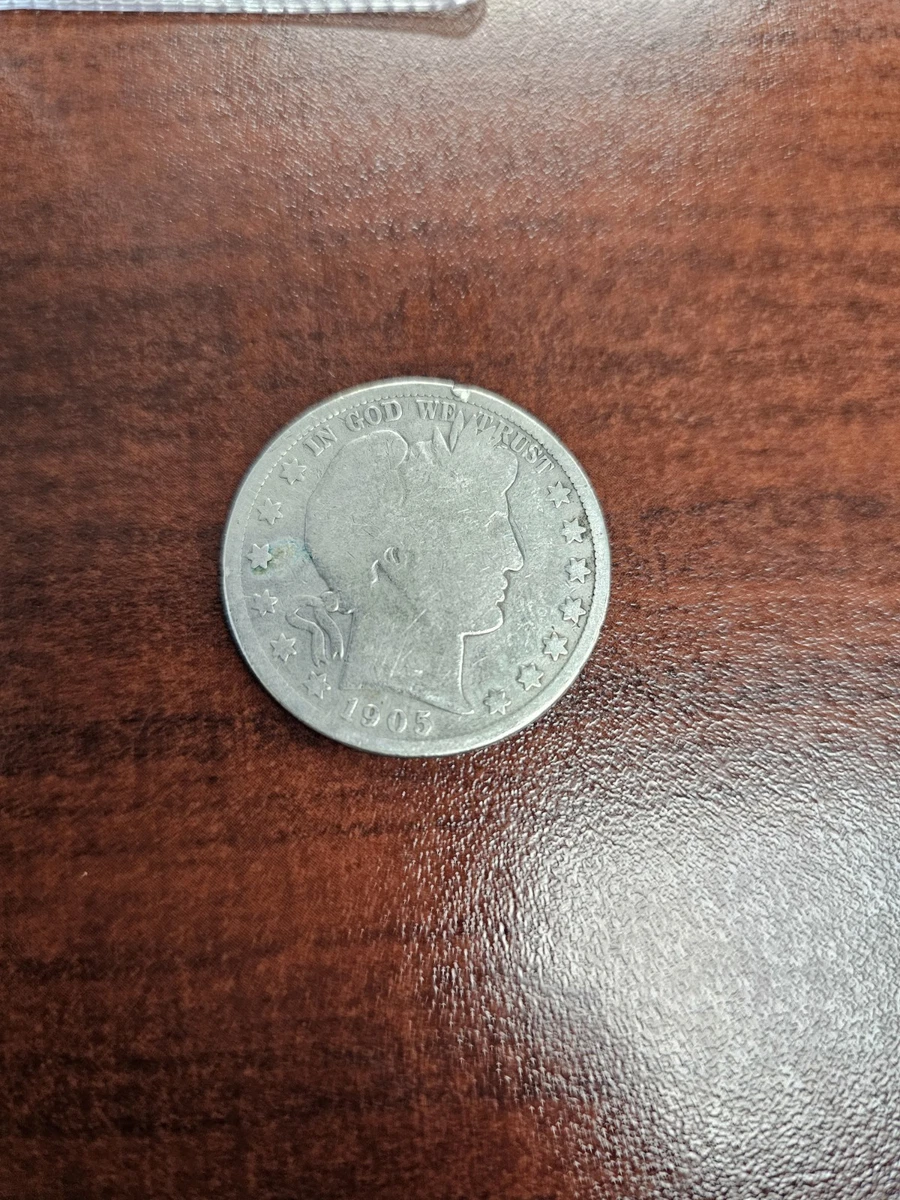 新品正規品 ゆ*ず様 1905年バーバー半ドル3枚セット アメリカ銀貨