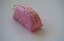 Women Small Coin Holder Change Purse Zipper Key Card Wallet Pink