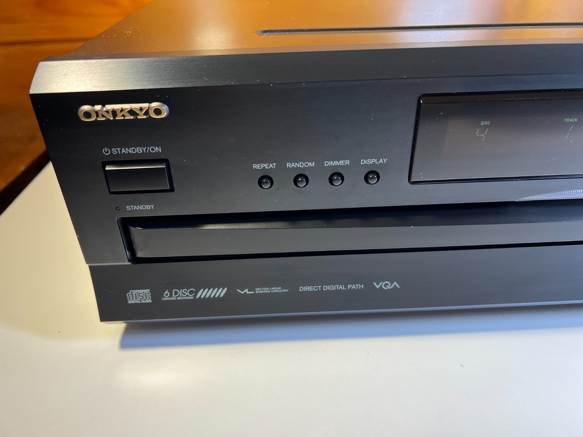 Onkyo DX-C390 6 Six Disc CD Changer Player Optical TosLink & Coax