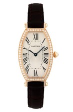 Cartier Tonneau 21x39mm WE400331 18K Rose Gold Women's Watch