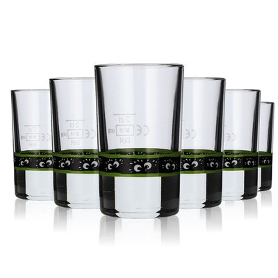 6x Feigling Likör Glas Shotglas Gläser Stamper Kurzer Partygläser