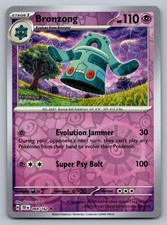 Pokemon TCG SV05: Temporal Forces Bronzong 069/162 Reverse Holo